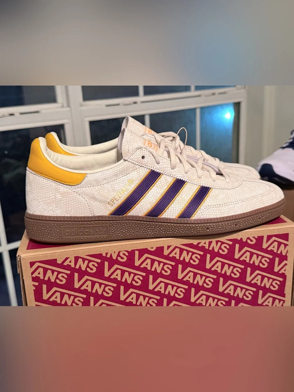 adidas textured white